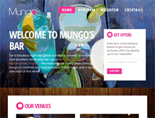 Tablet Screenshot of mungosbar.com